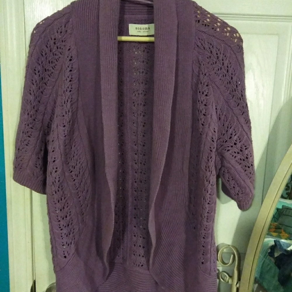 Plum Cardigan